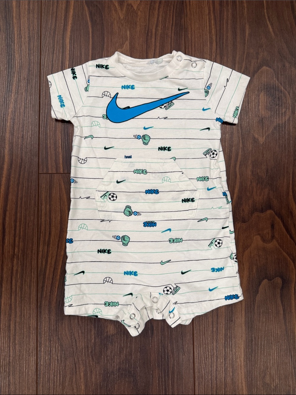Nike White One-Piece Romper